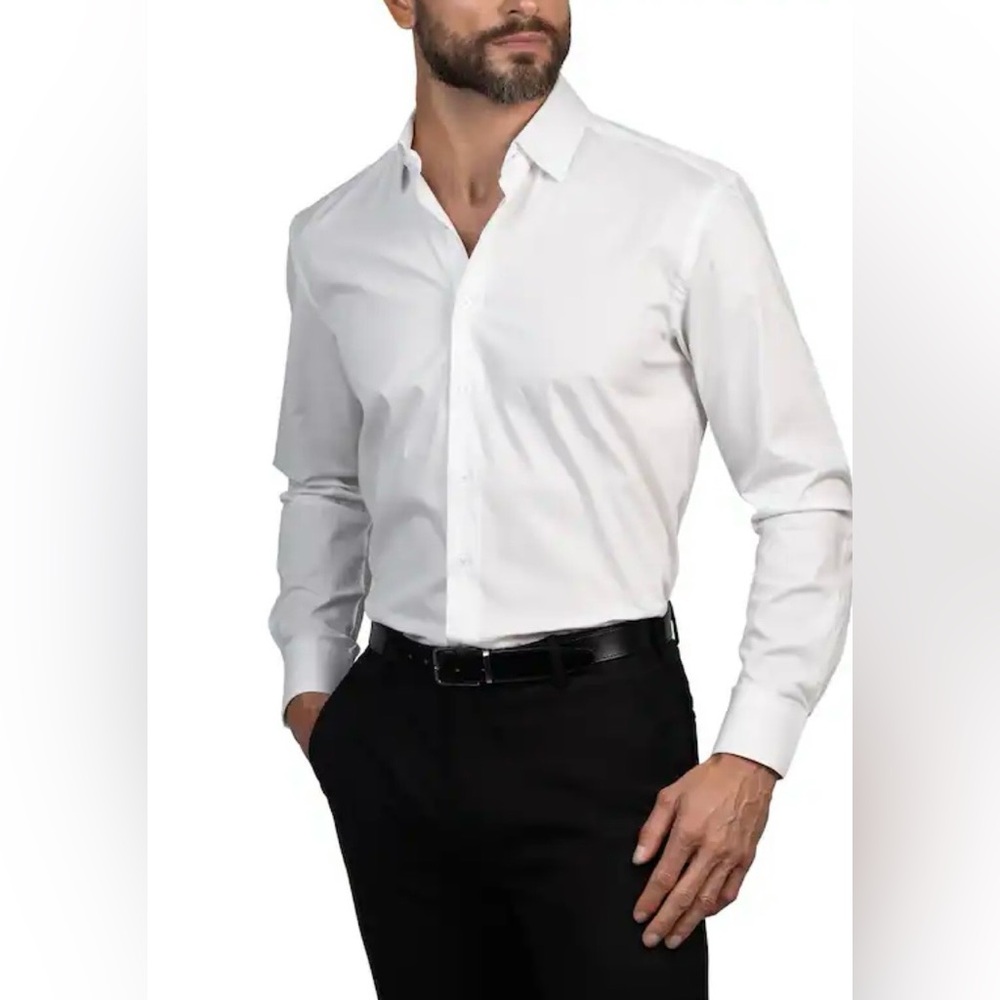 Vince Camuto Men's Slim Fit Dress Shirt Small 32/33